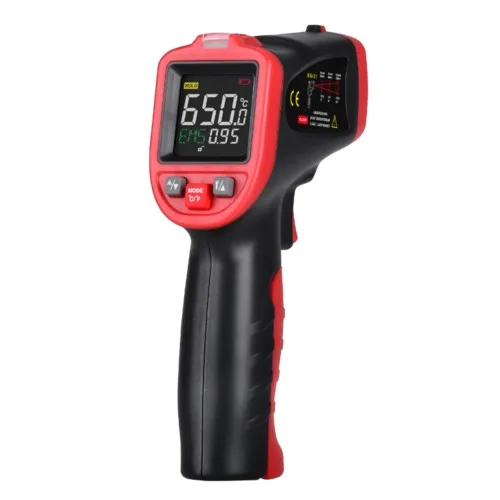 Пірометр інфрачервоний WINTACT WT323A -50-650°C кольоровий екран захищений корпус 12:1