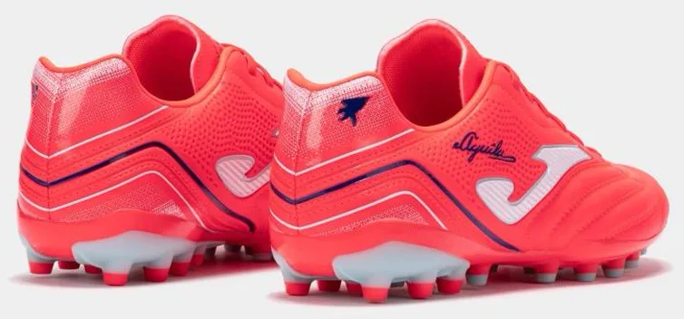 Бутсы Joma фібратек 44 коралловые мужские для футбола на искусственном покрытии