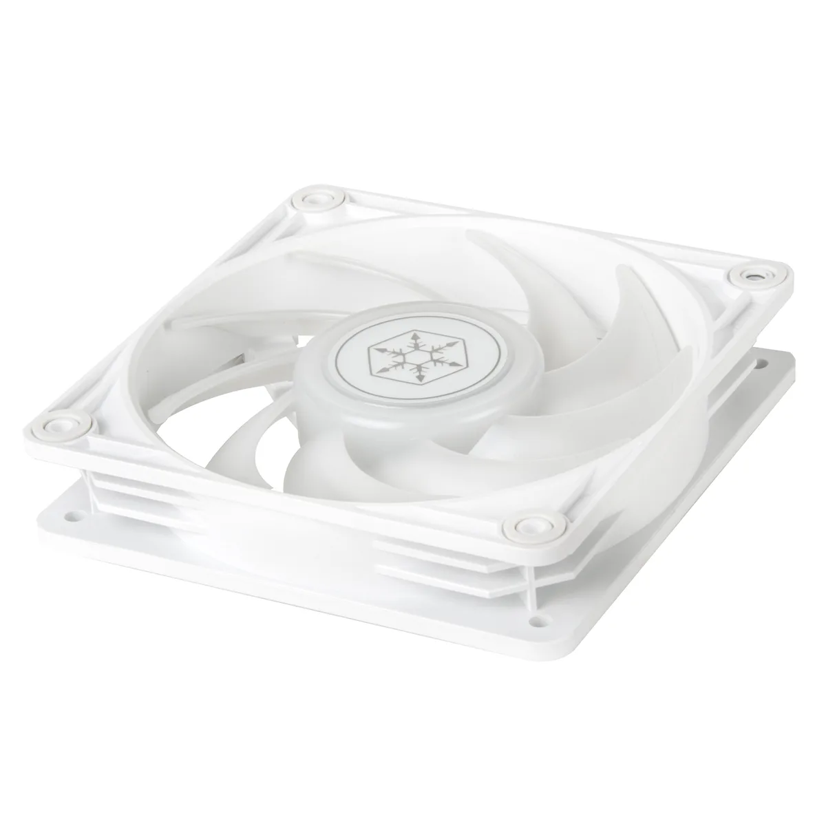 Корпусний вентилятор SilverStone Vista VS120W-ARGB, 120мм, 2000rpm, 4pin PWM, 3pin +5VARGB, 30.6dBa, білий