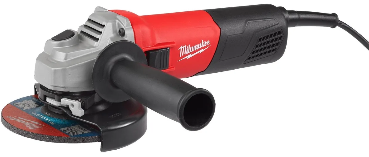 Кутова шліфувальна машина Milwaukee AG 800-125EK, 125 мм, 800 Вт, 11500 об/хв, 2 кг.
