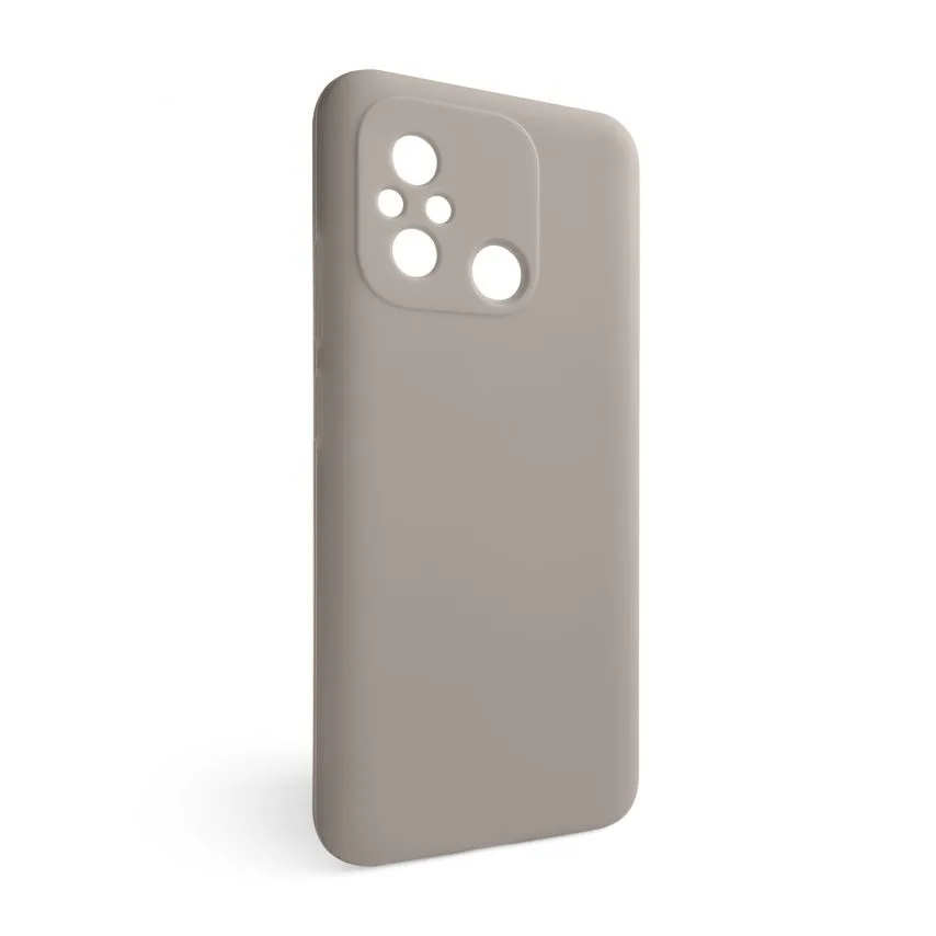 Чохол силіконовий для Xiaomi Redmi 12C  сірий