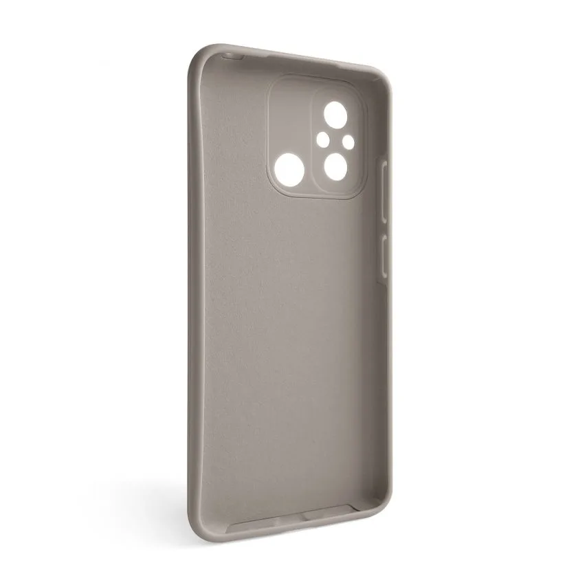 Силиконовый чехол для Xiaomi Redmi 12C серый