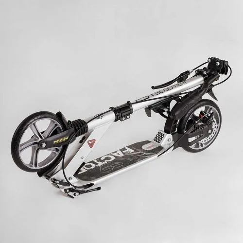 Алюмінієвий самокат Best Scooter з ручним дисковим гальмом 200мм для дорослих та дітей з амортизаторами.