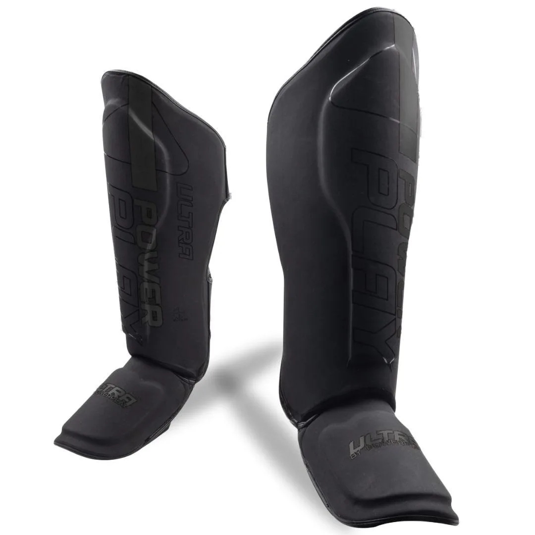 Захист гомілки стопи Active Point штучна шкіра XL чорний