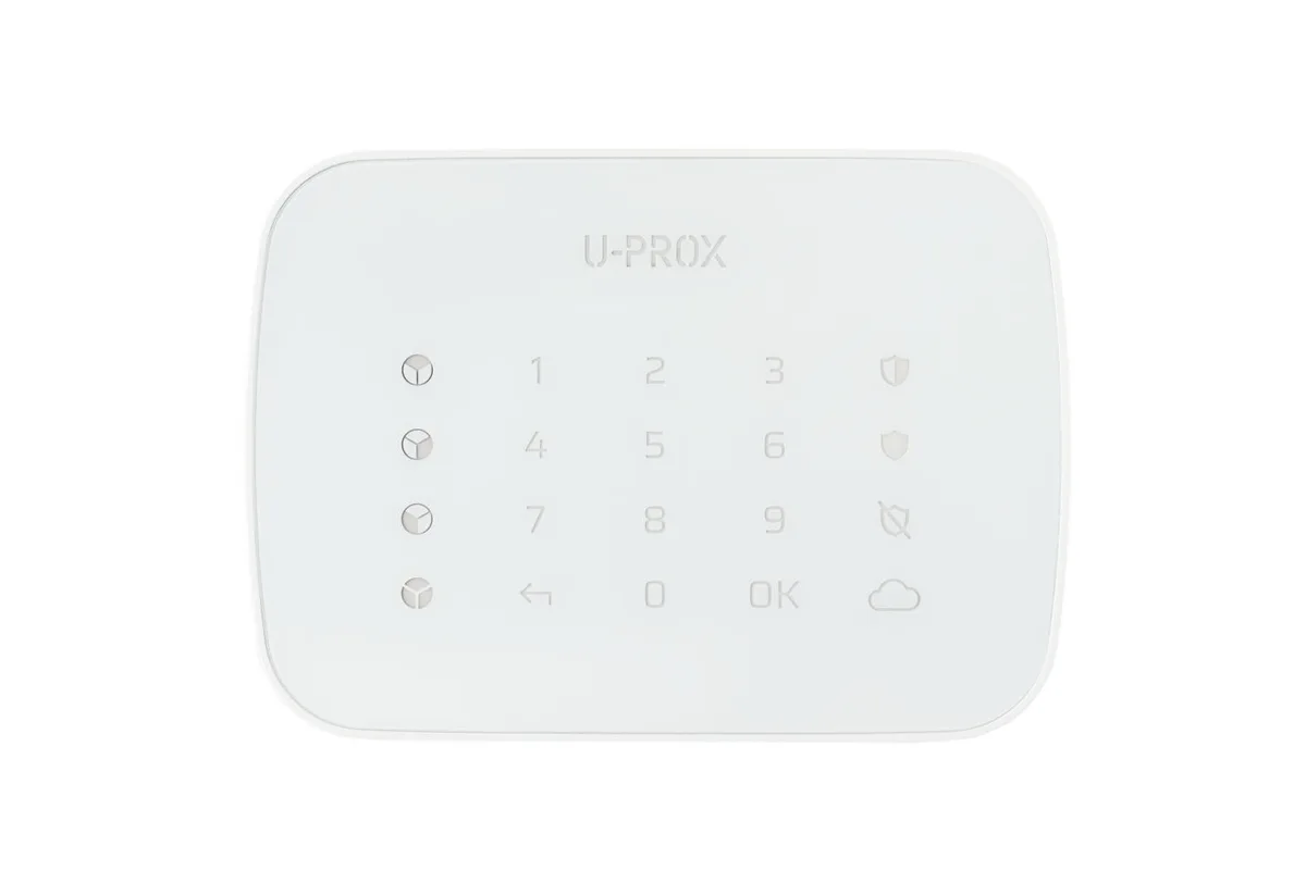 Бездротова сенсорна клавіатура U-Prox Keypad G4 White, 4 групи, бездротовий, білий