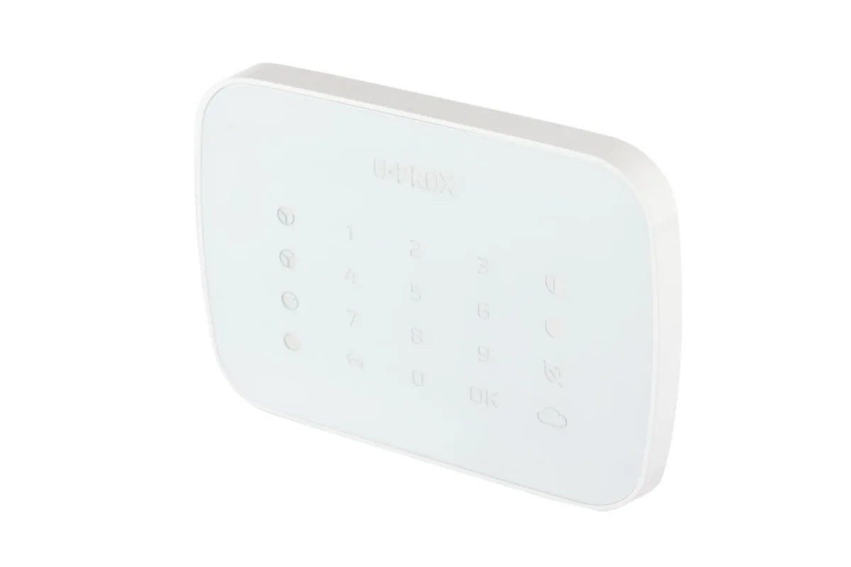 Бездротова сенсорна клавіатура U-Prox Keypad G4 White, 4 групи, бездротовий, білий