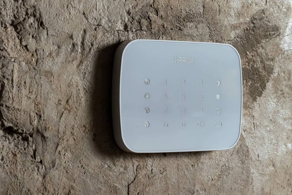 Бездротова сенсорна клавіатура U-Prox Keypad G4 White, 4 групи, бездротовий, білий