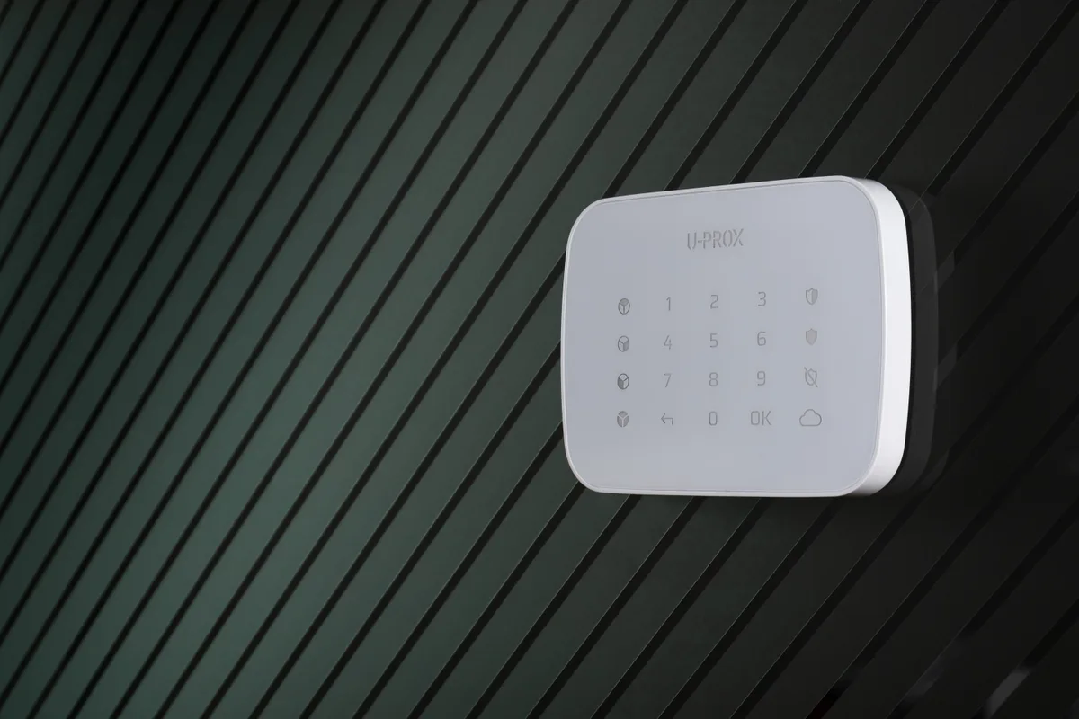 Бездротова сенсорна клавіатура U-Prox Keypad G4 White, 4 групи, бездротовий, білий