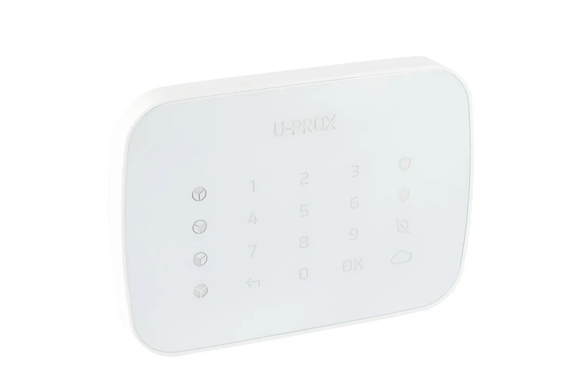 Бездротова сенсорна клавіатура U-Prox Keypad G4 White, 4 групи, бездротовий, білий
