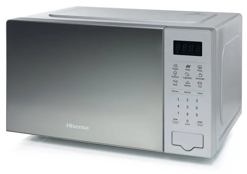 Мікрохвильова піч Hisense 700 Вт 20 л Емаль Чорна