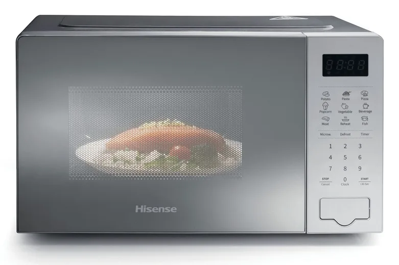 Мікрохвильова піч Hisense 700 Вт 20 л Емаль Чорна