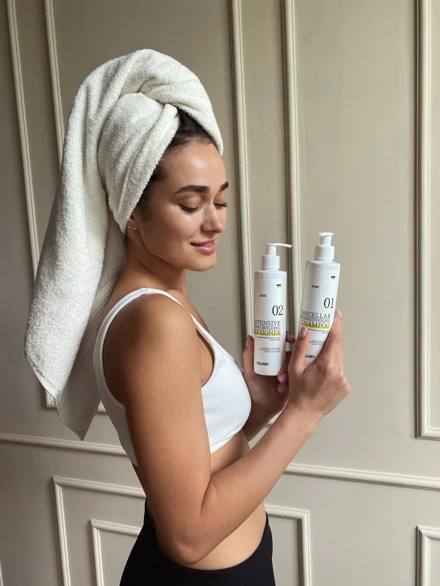 Міцелярний відновлювальний шампунь Norі Hillary Nori Micellar Strengthening Shampoo, 500 мл