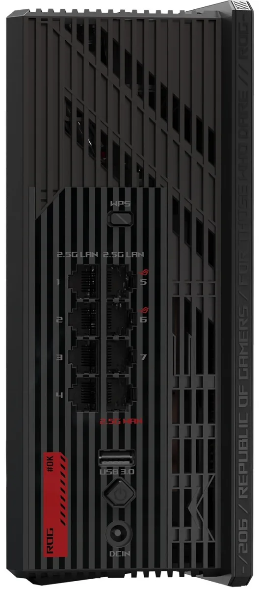 Маршрутизатор ASUS GS-BE18000 GS18000 1x10GE LAN, 3x2.5GE LAN, 1x10GE WAN/LAN, 1x2.5GE WAN/LAN, 1xUSB3.2, 1xUSB2.0, MESH.