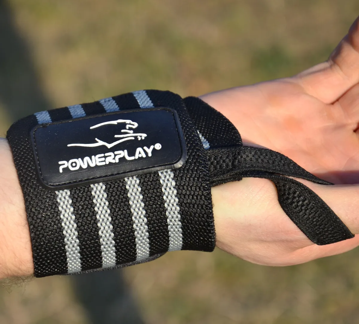 Кистьові бинти Active Point бавовна 45 см сірі