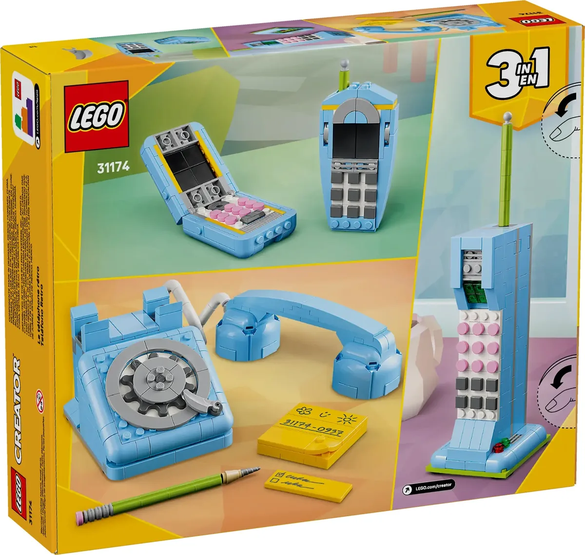 Конструктор LEGO Creator Ретро телефон