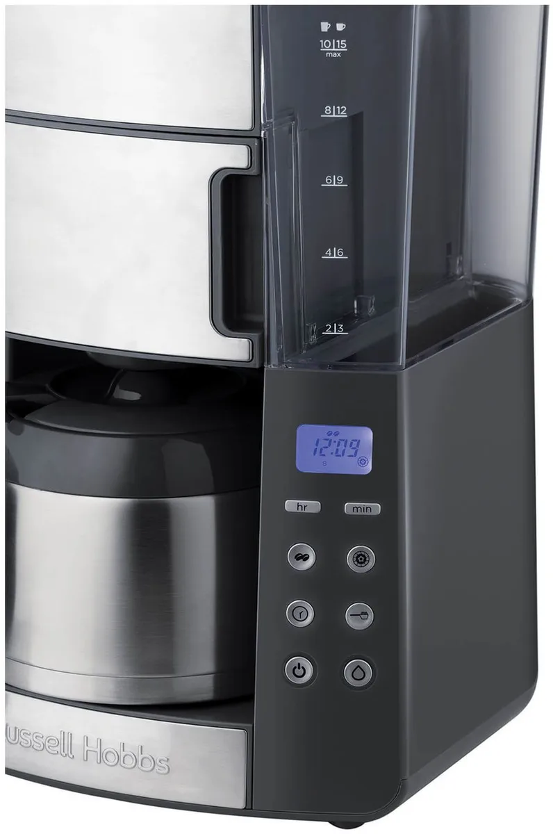 Кавоварка Russell Hobbs крапельна 1л нержавіюча сталь чорна