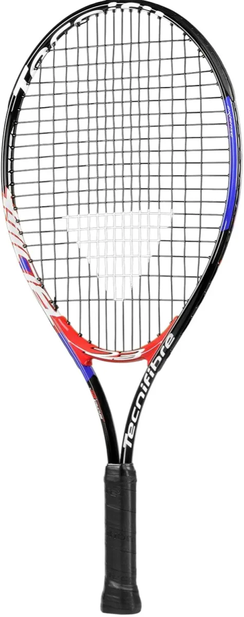 Ракетка Tecnifibre алюмінієва 25 дюймів червона синя