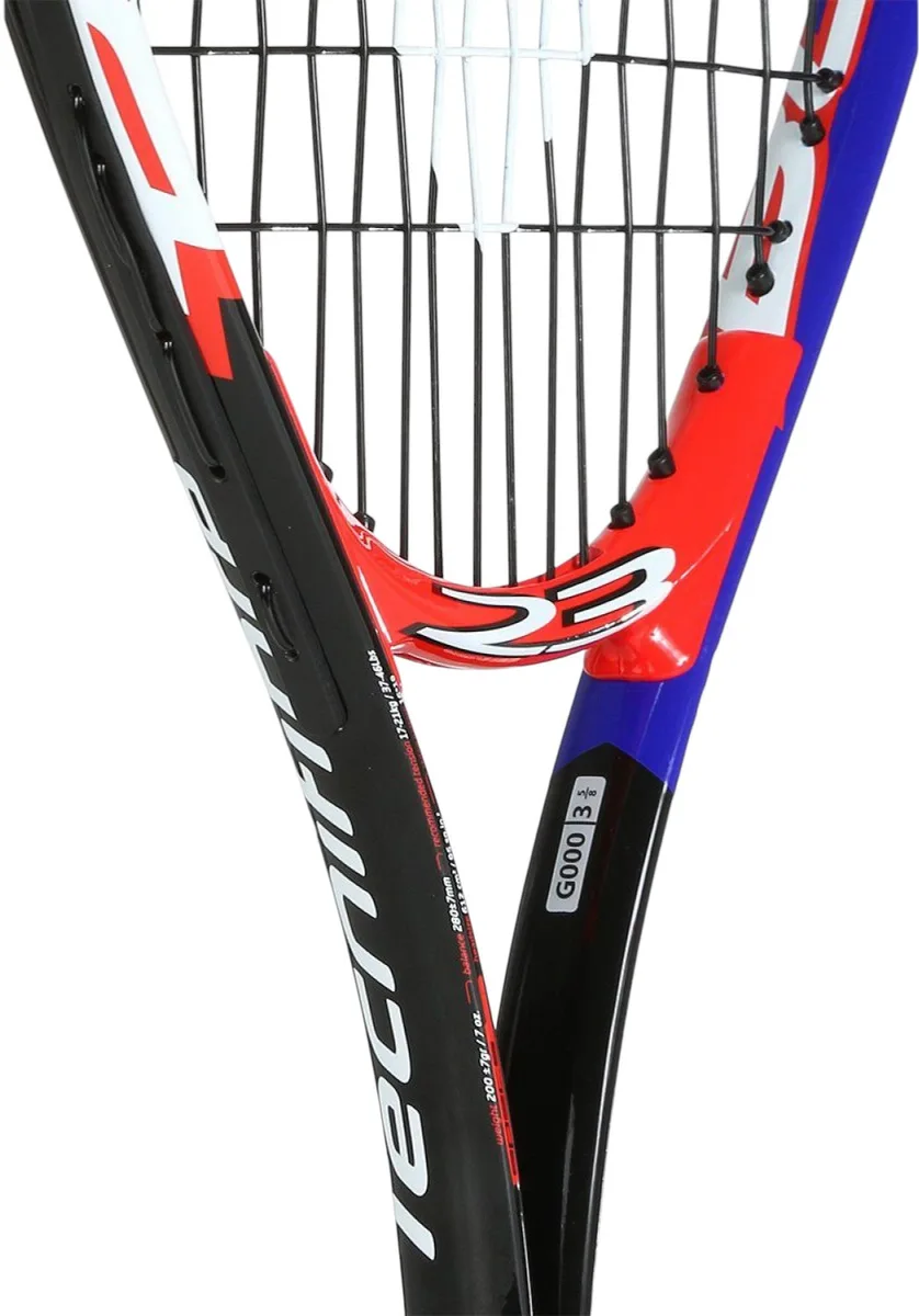 Ракетка Tecnifibre алюмінієва 25 дюймів червона синя