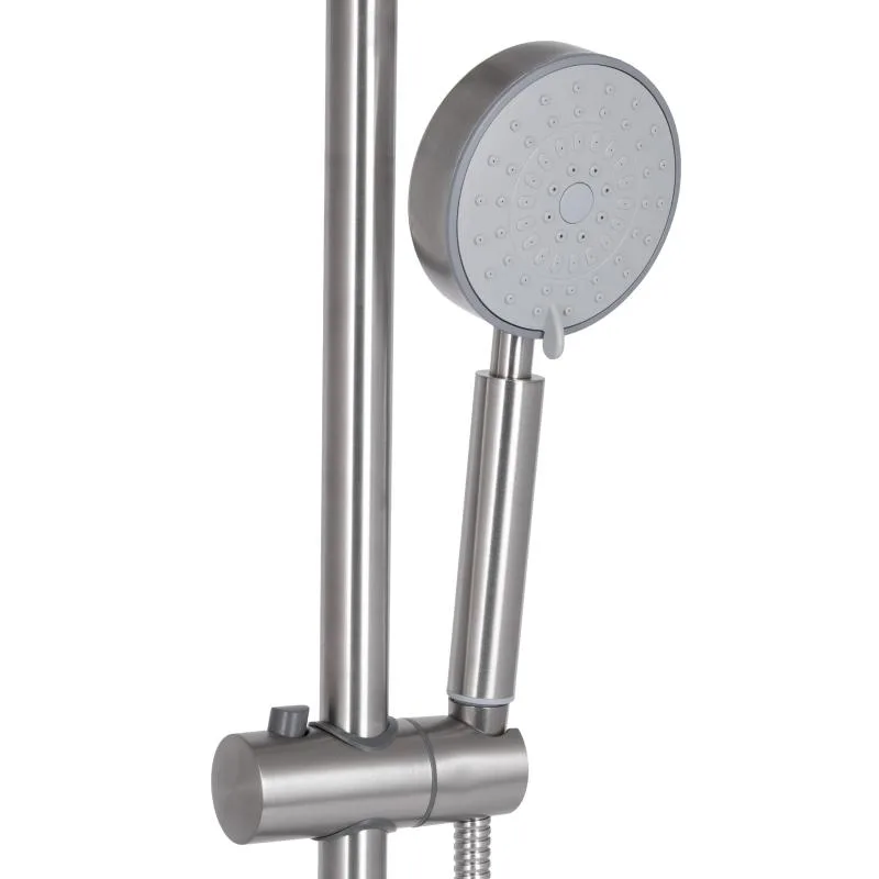 Душова система Brinex Pure 1030 нержавіюча сталь 750-1040 мм нікель