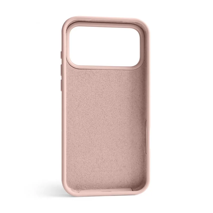 Чохол Silicone Case для Apple iPhone 17 Pro Max силіконовий рожевий
