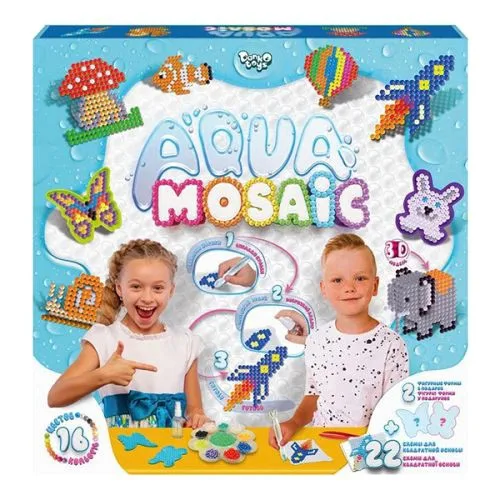 Набір для творчості Dankotoys Aqua Mosaic 3D для дітей від 6 років