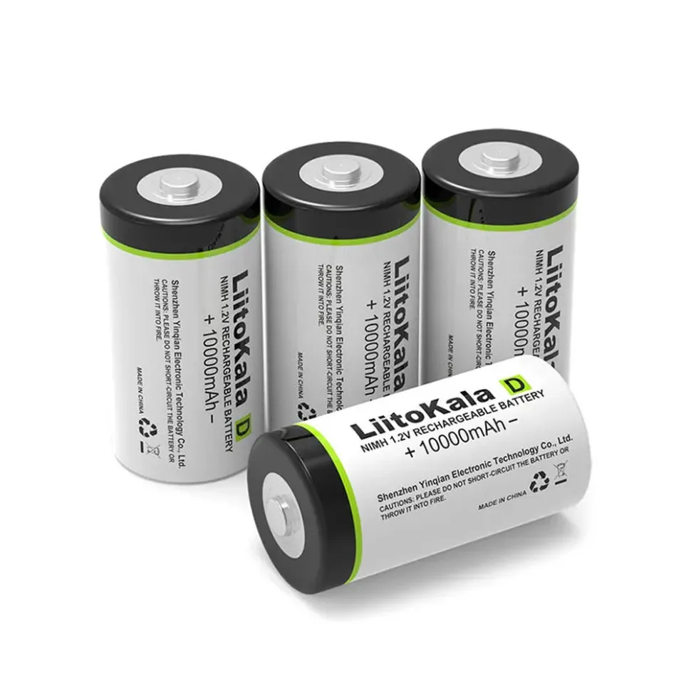 Акумулятор LiitoKala Ni-MH D 10000 мАг 1,2 В 32,2х61 мм