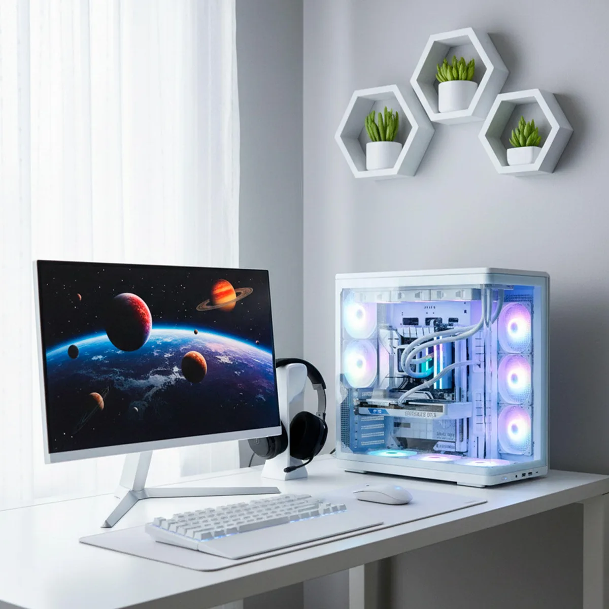 Корпус Zalman P60 без БЖ, 2xUSB3.0, 1x Type C, 3x120мм ARGB Reverse, 2x120мм ARGB, VGA 435мм, LCS ready, Curved Tempered Glass, Dual Chamber, ATX, білий