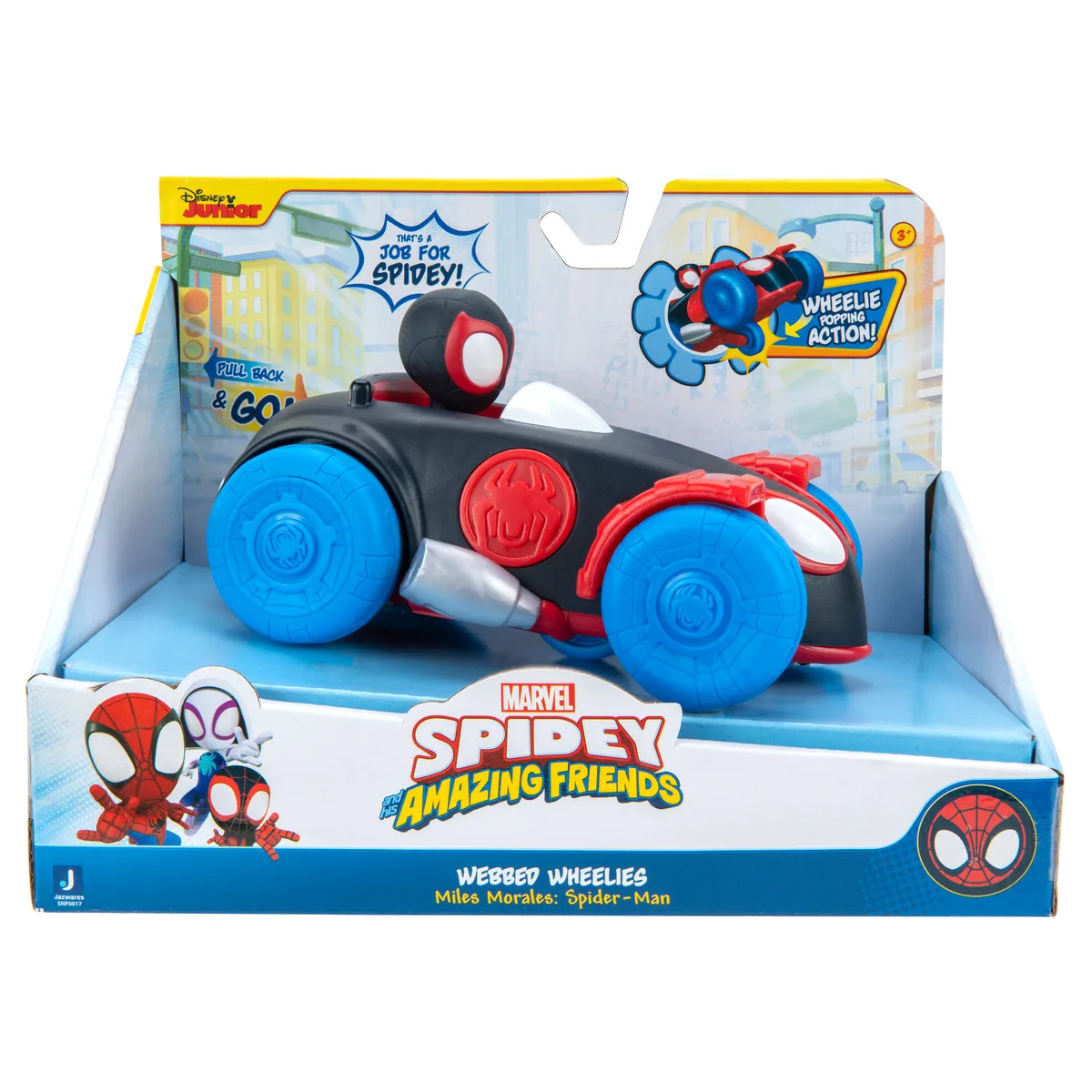 Машинка інерційна Spidey Pull Back Vehicle Майлз Моралес (Miles Morales)