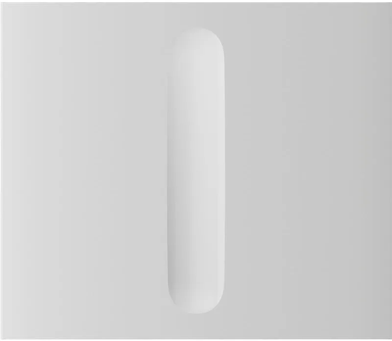 Кнопка центральна для одноклавішного вертикального вимикача димера Ajax CenterButton Dimmer Vertical 1-gang 2-way for LightSwitch, Jeweler, бездротовий, білий