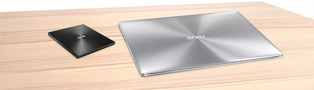 Привід оптичний ASUS зовнішній USB 2.0 DVD-RW M-DISC чорний 13 мм