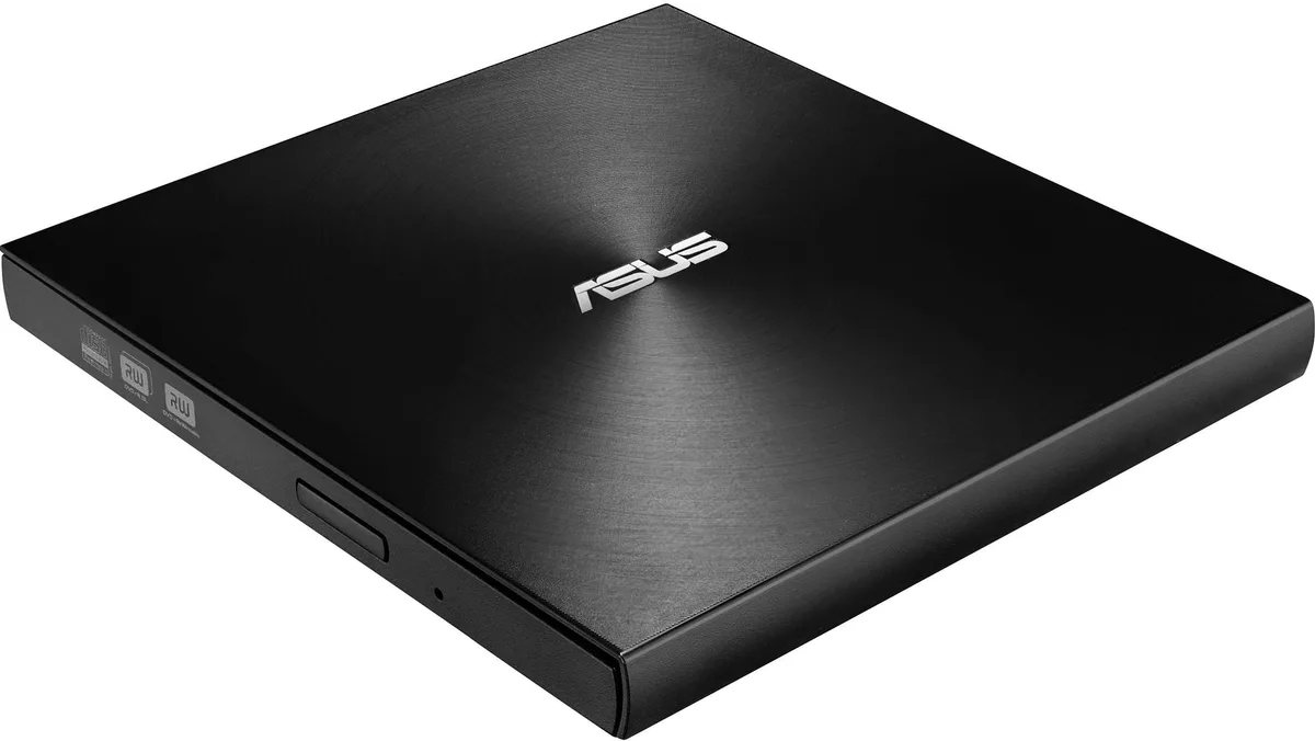 Привід оптичний ASUS зовнішній USB 2.0 DVD-RW M-DISC чорний 13 мм