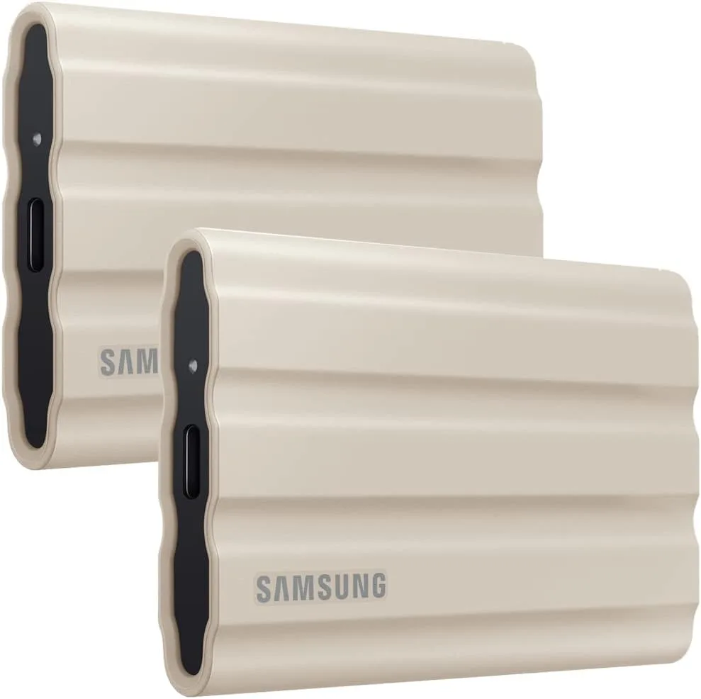 Портативный SSD Samsung 1TB USB 3.2 Gen 2 Type-C T7 Shield