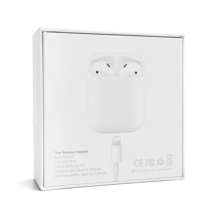 Навушники Bluetooth XO PC+ABS вкладиші білий