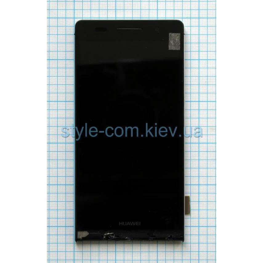 Дисплей LCD IPS 5,0 дюймів для Huawei чорний з сенсорним екраном і рамкою High Quality