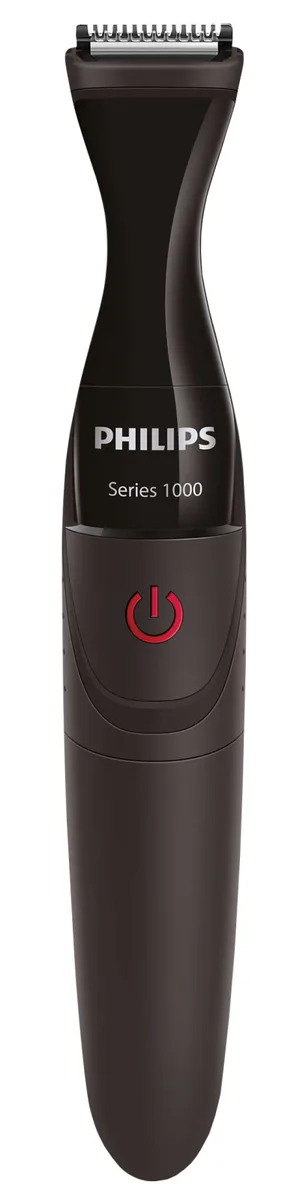 Тример для бороди і вусів Philips Нержавіюча сталь 1-5 мм Чорний