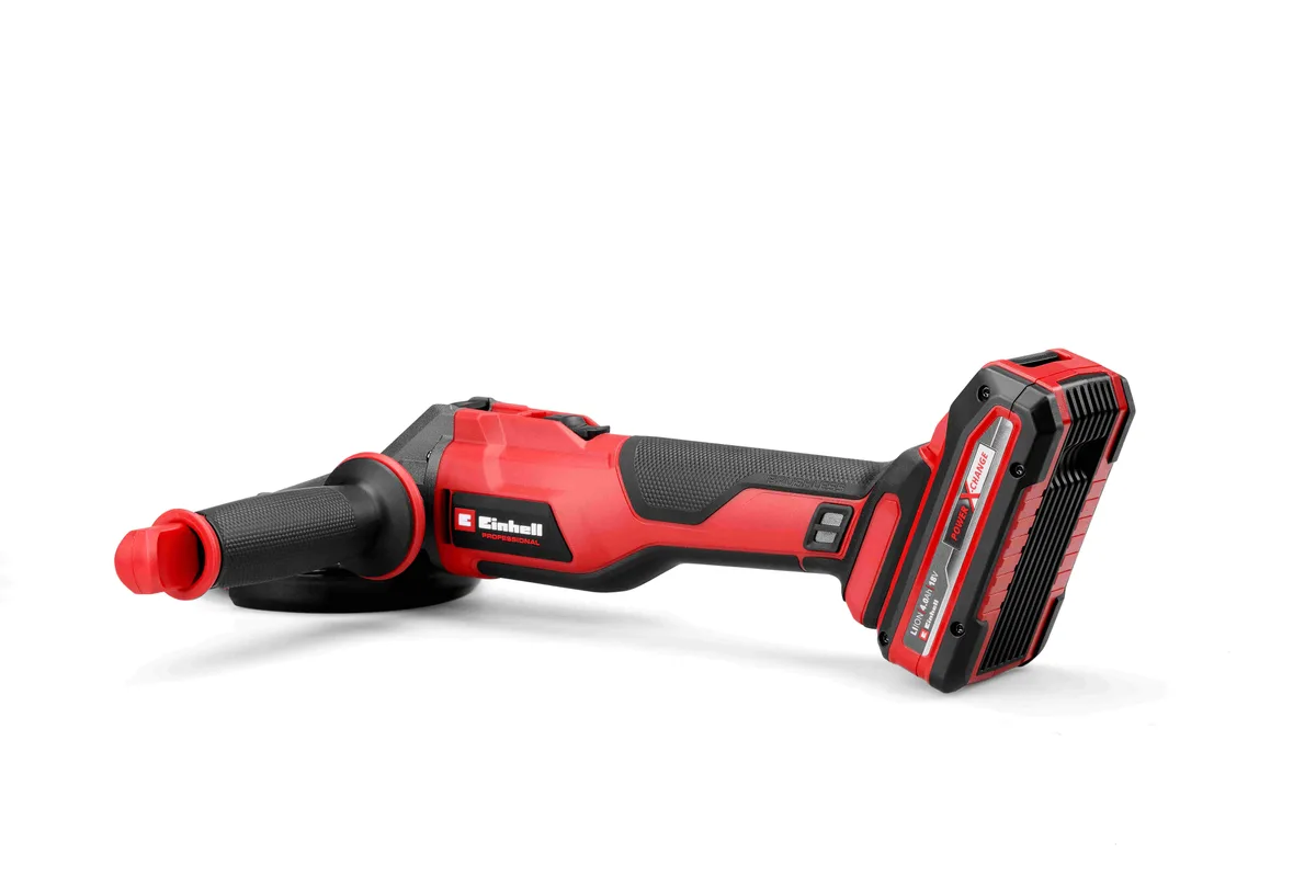 Акумуляторна кутова шліфувальна машина Einhell Professional TP-AG 18/125 F Li BL - Solo PXC 18В 125мм 8500об/хв плоска