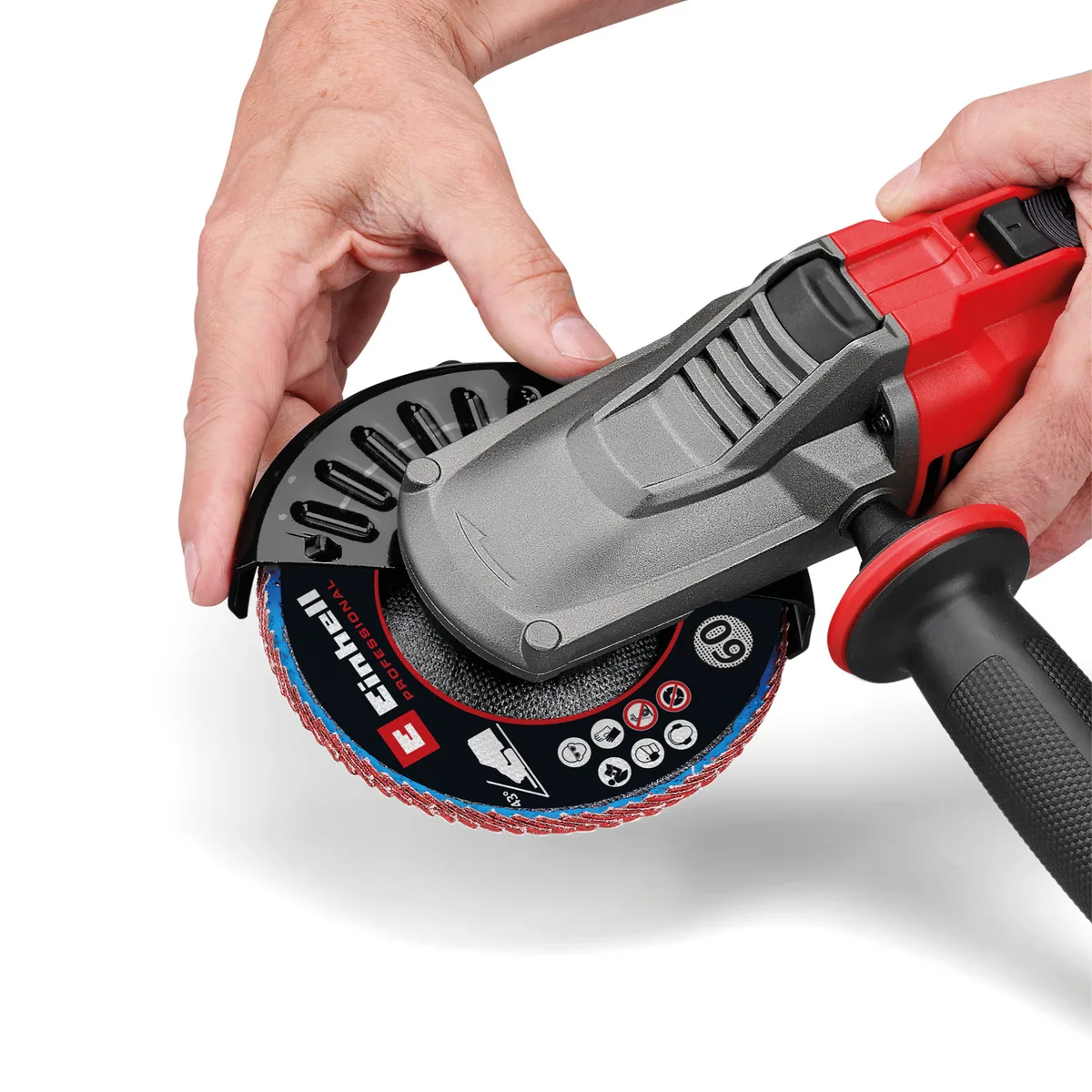 Акумуляторна кутова шліфувальна машина Einhell Professional TP-AG 18/125 F Li BL - Solo PXC 18В 125мм 8500об/хв плоска