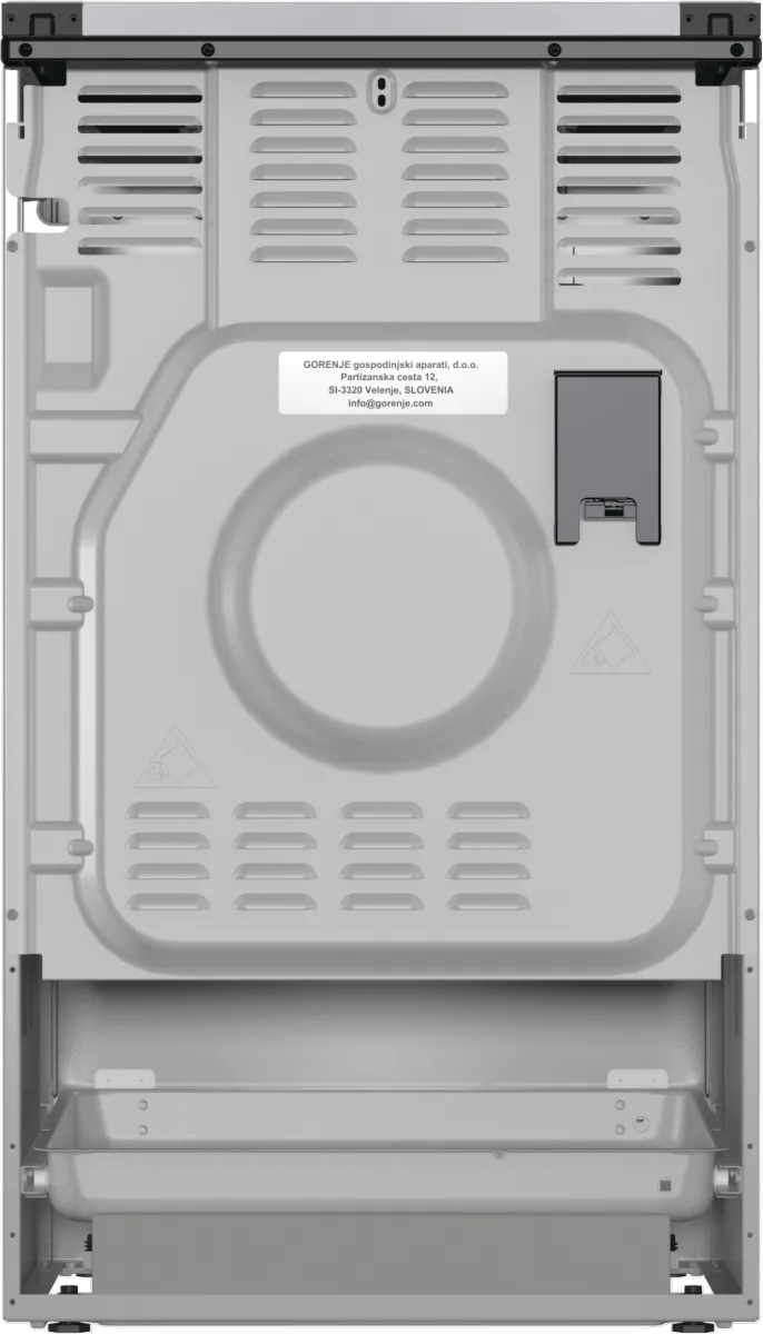 Плита Gorenje комбінована 70л 50x60см з дисплеєм для приготування їжі духовка варильна поверхня