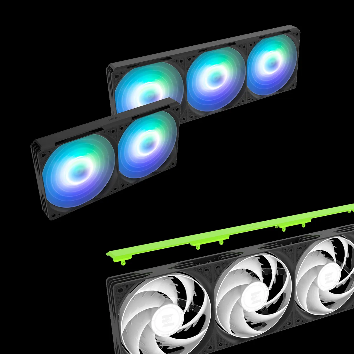 Система жидкостного охлаждения Zalman медь 120 мм черная ARGB