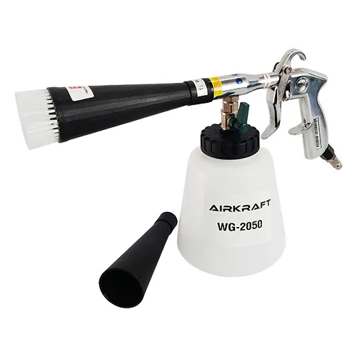 Пневматичний пістолет для хімчистки Airkraft WG-2050 1/4 дюйма 6,2 бар з насадкою-щіткою