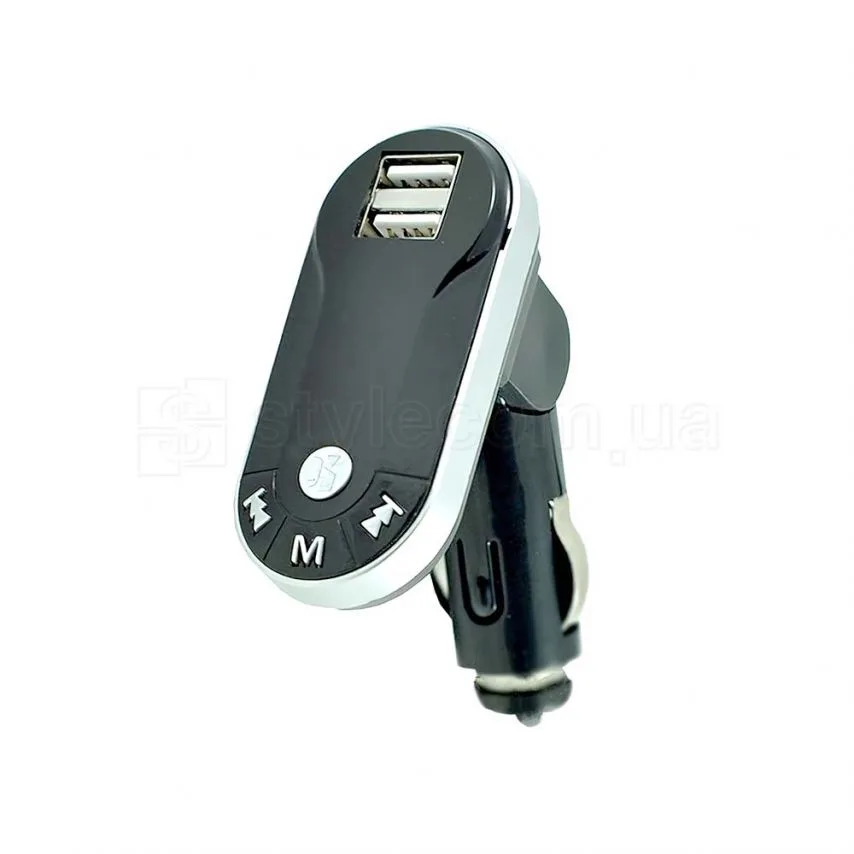 FM-трансмітер Bluetooth 4 порти USB 2 чорний білий