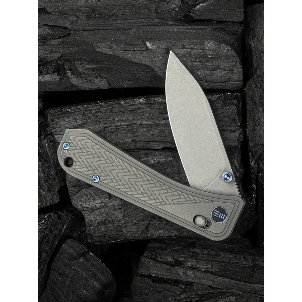 Ніж складаний Weknife титановий 93,2 мм сірий CPM-S45VN