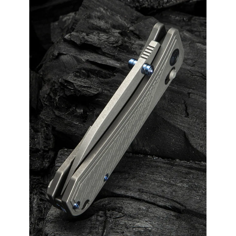 Ніж складаний Weknife титановий 93,2 мм сірий CPM-S45VN