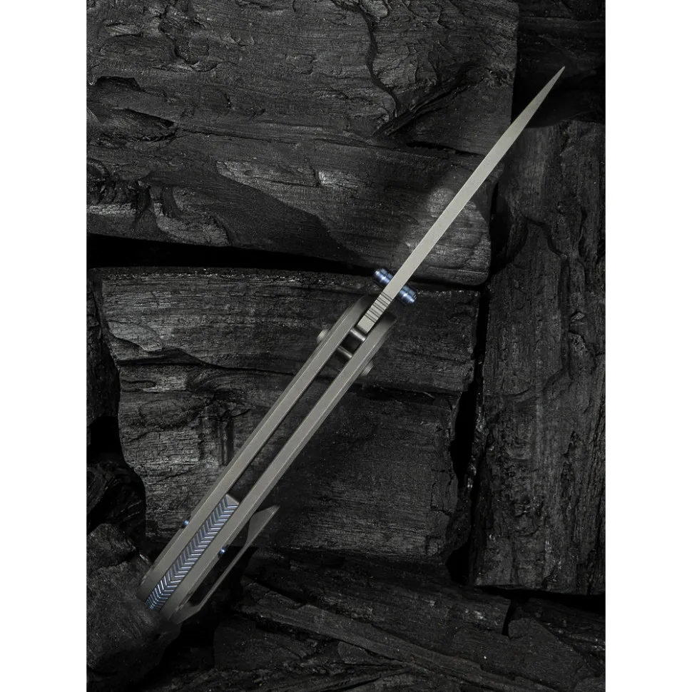 Ніж складаний Weknife титановий 93,2 мм сірий CPM-S45VN