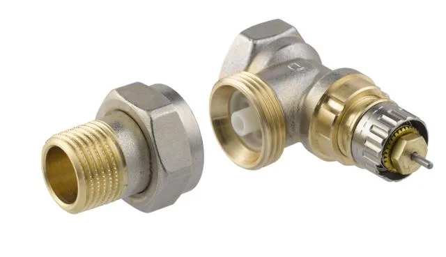 Термостатический клапан Danfoss RA-N, DN15, вход 1/2" - выход 1/2", угловой.