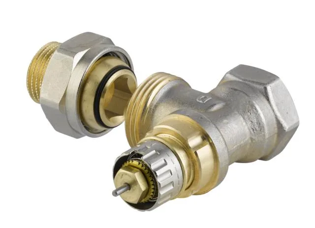 Термостатический клапан Danfoss RA-N, DN15, вход 1/2" - выход 1/2", угловой.