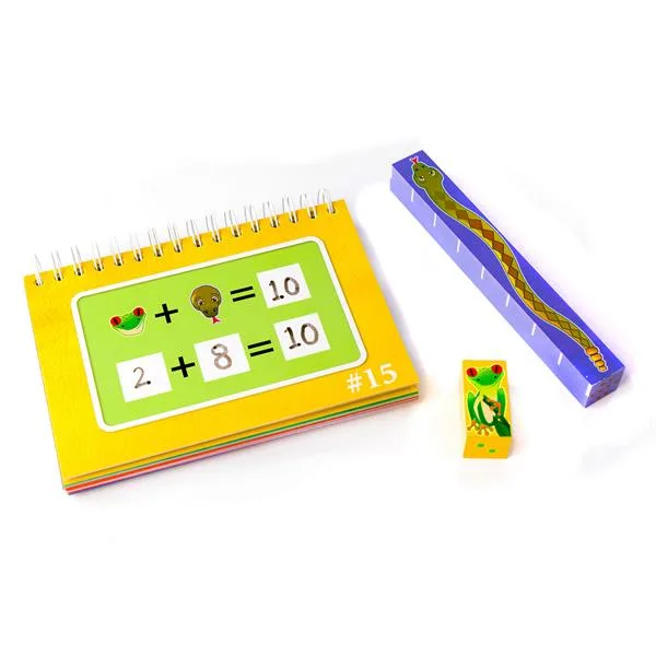 Набор для счёта Fat Brain Toys деревянные блоки 12 шт разноцветные