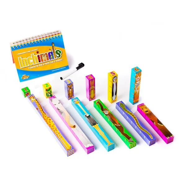 Набор для счёта Fat Brain Toys деревянные блоки 12 шт разноцветные