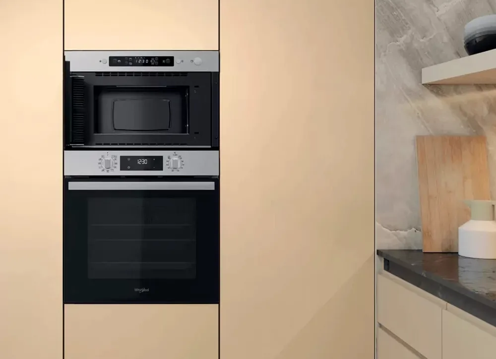 Мікрохвильова піч Whirlpool з грилем 22 л Нержавіюча сталь 59,5х38,2х32 см