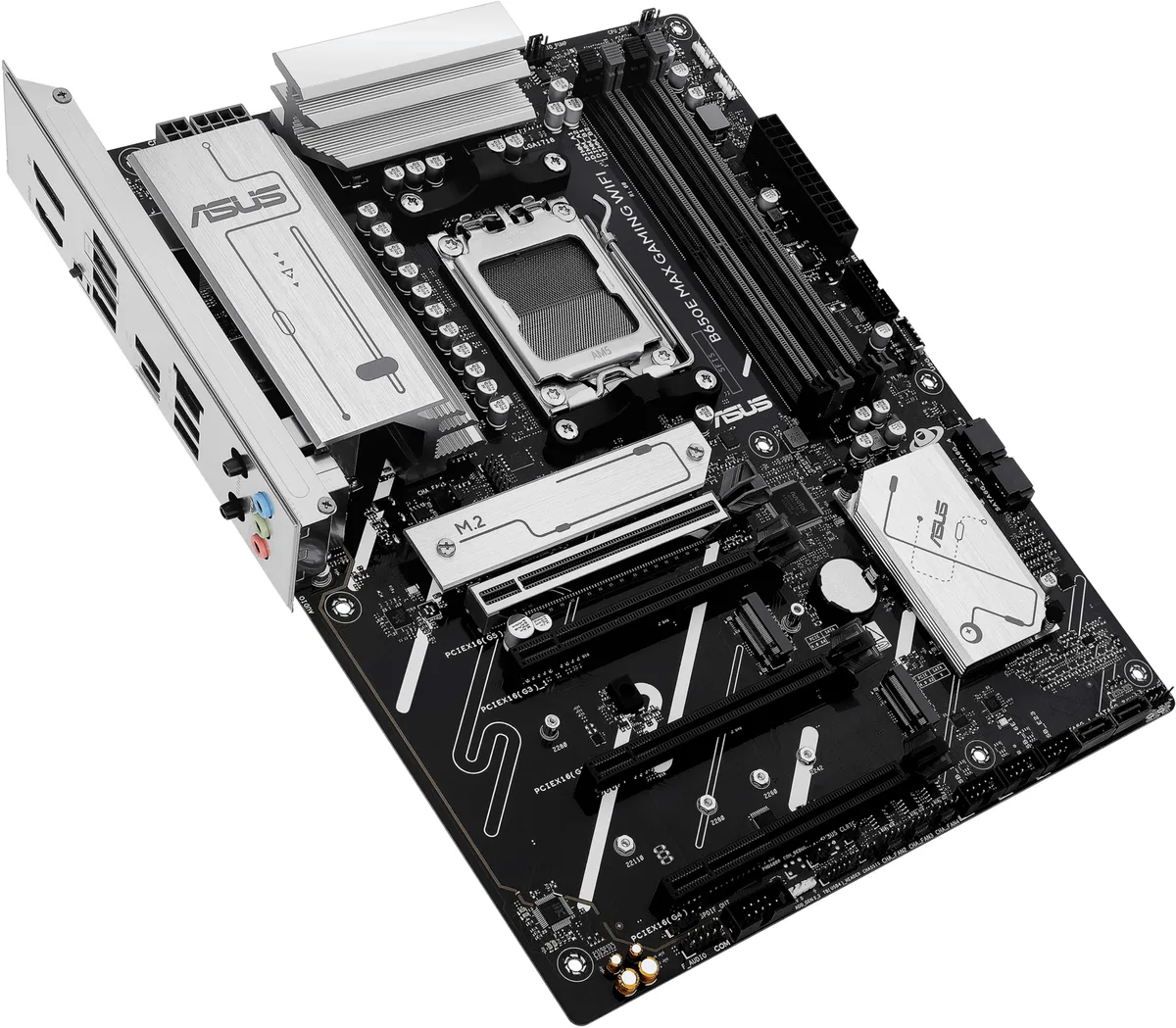 Материнcька плата ASUS B650E MAX GAMING WIFI sAM5 B650 4xDDR5 M.2 HDMI DP Wi-Fi BT ATX